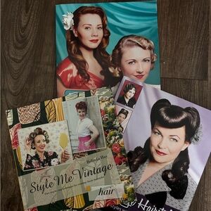 Vintage Hairstyle and Makeup Book Bundle